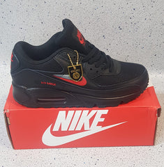 NIKE AIR MAX 90 GS Youth Boys Black