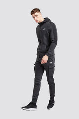 Under Armour Men’s UA Threadborne Tracksuit Full Zipped Fresh Black Charcoal