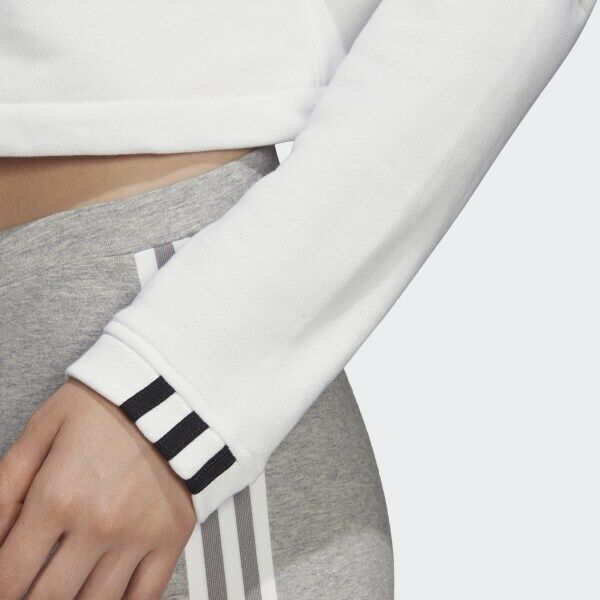 Adidas Women Originals Cropped Sweatshirt White 