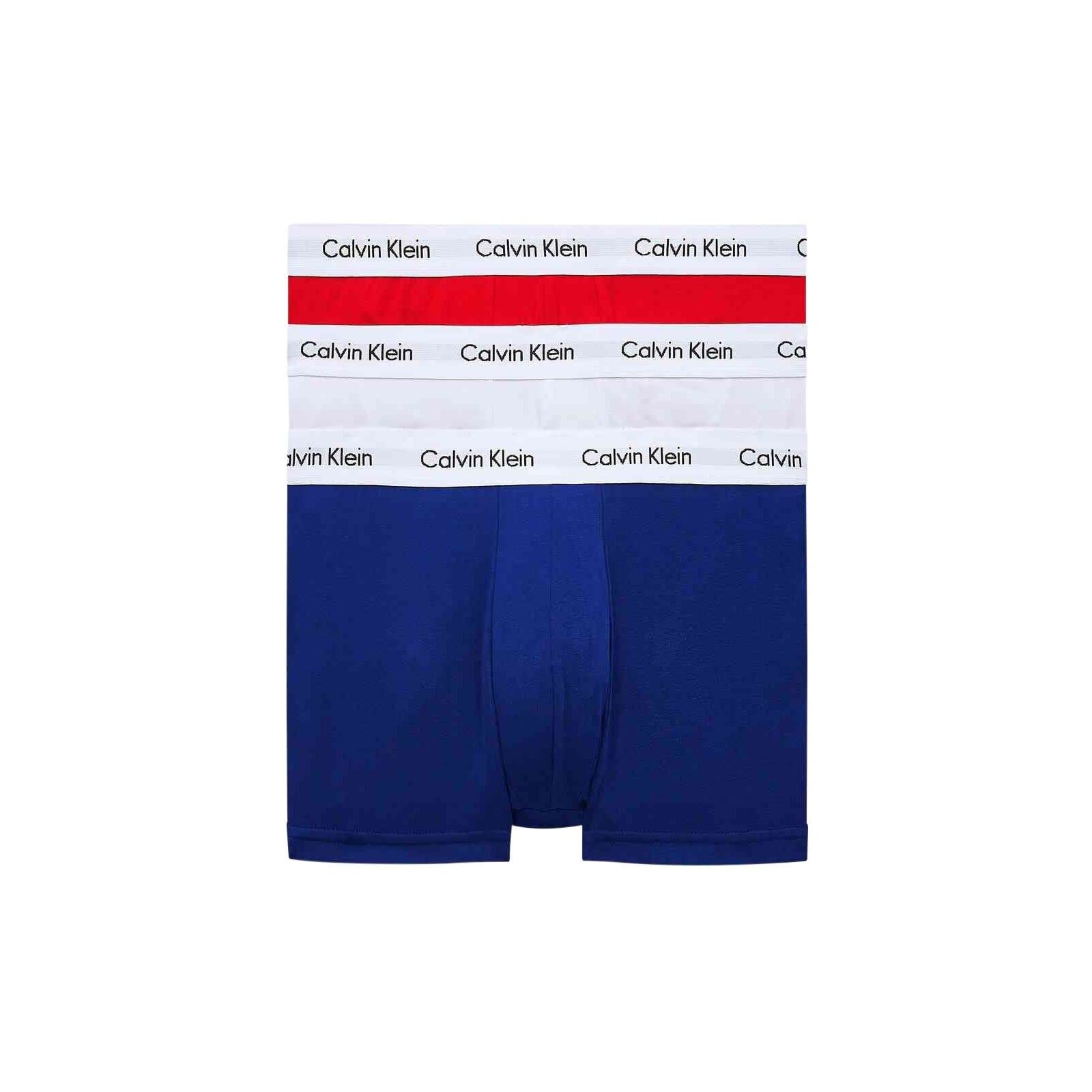 Calvin Klein Men's 3 Pack Low Rise Trunks