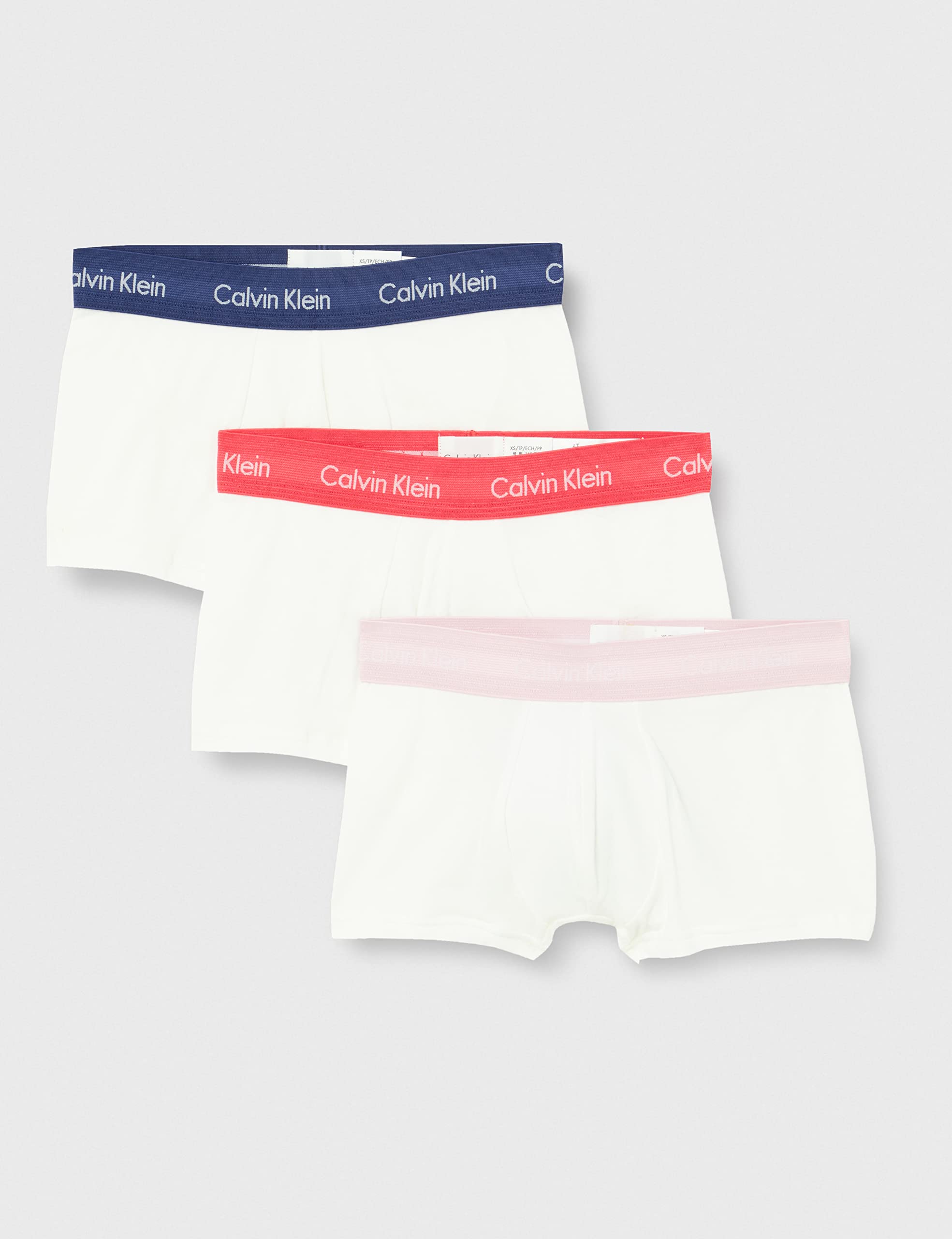 Calvin Klein Men's 3 Pack Low Rise Trunks