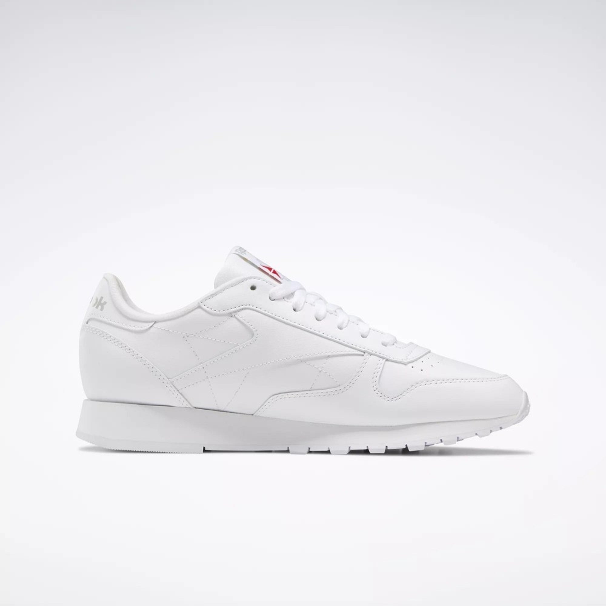 Reebok Classic Leather Footwear White, Pure Grey Mens Running Sneakers Shoes