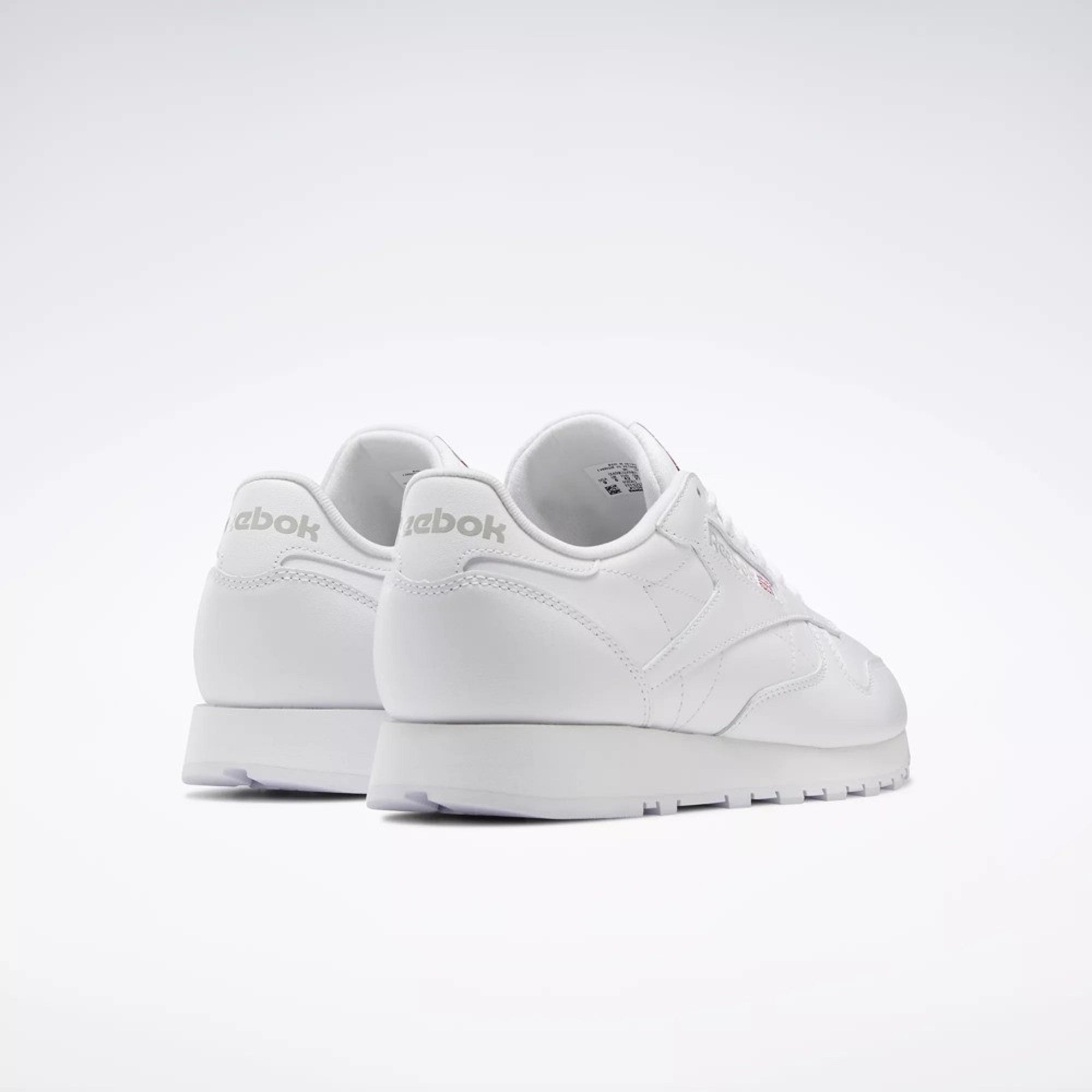 Reebok Classic Leather Footwear White, Pure Grey Mens Running Sneakers Shoes