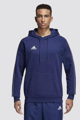 Adidas Men's Core18 Hoody HOODED SWEAT, Dkblue/White