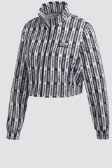 Adidas Originals 1/2 Zip Cropped Women Sweatshirt Crop top