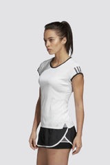 Adidas Women`s 3-Stripes Club T-shirt Top White