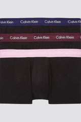 Cotton Stretch 3 Pack Low Rise Trunk, B-Grape Glimmer/Pale Orchid/Purple