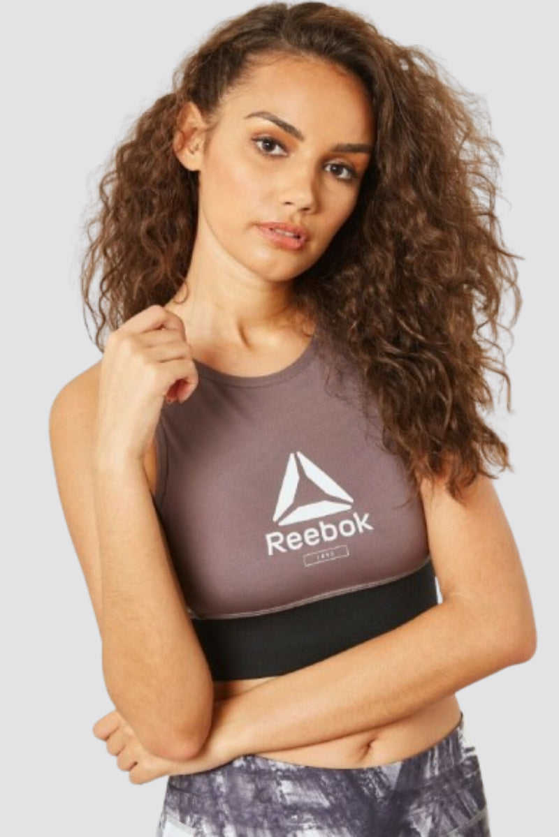 Reebok Grey Layering Bralette Sports Bra