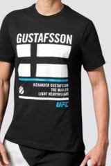 Reebok Mma Combat Disparate Ufc Alexander Nickname Gustafsson Tshirt Black