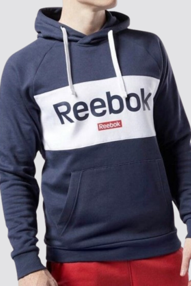 Reebok Men`s Big Logo OTH Hoodie Navy