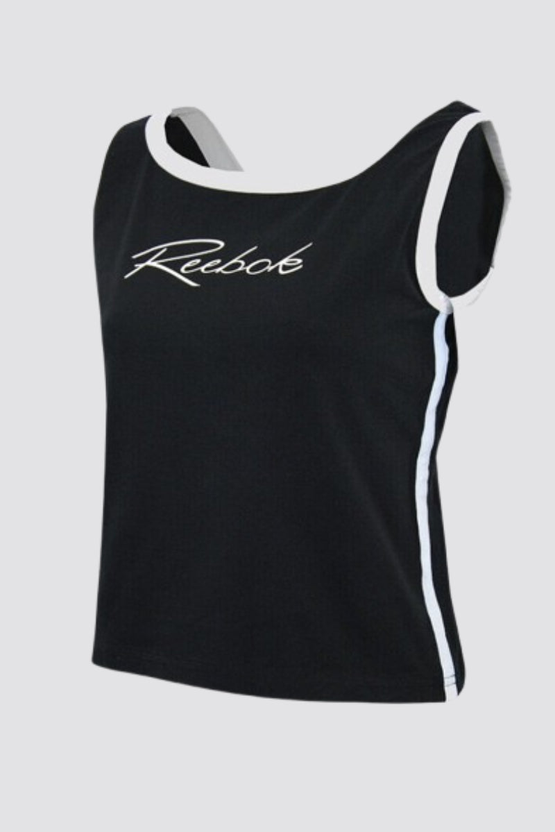 Reebok Women's Cotton Tanktop Sleeveless Black