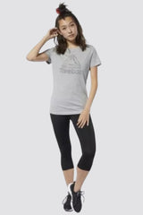 Women's Reebok Graphic Crew T-shirt Grey