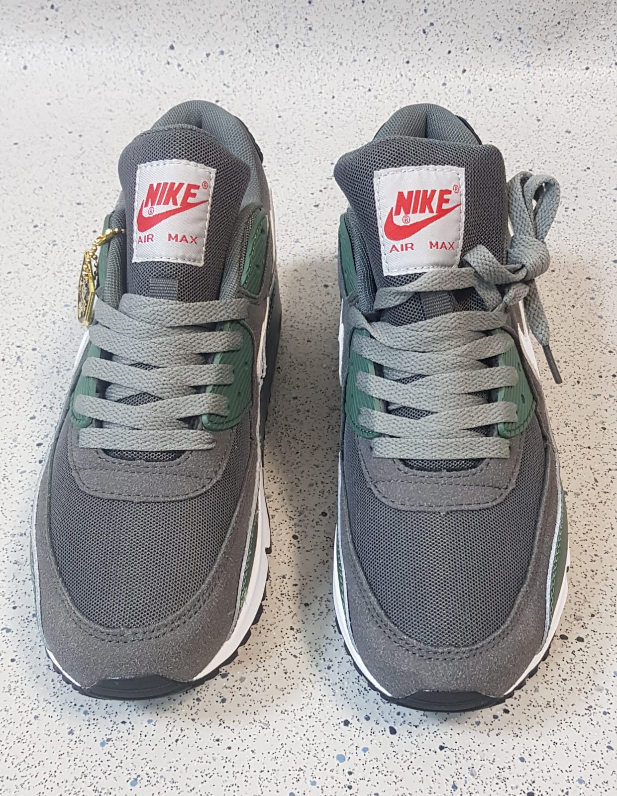 Nike Air Max 90 Gray and Green