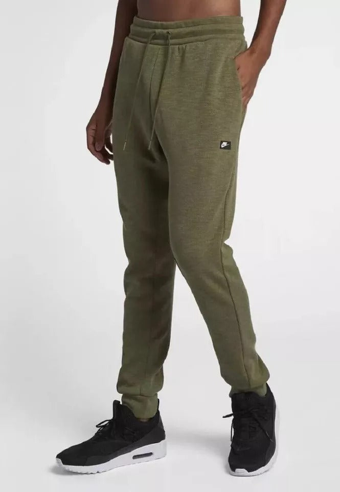 Nike Optic Crewneck Tracksuit Sweat Shirt And Joggers Bottom 2 Pcs Green, Black