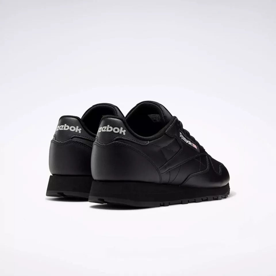 Reebok Classic Leather Unisex Sneakers Trainers Black