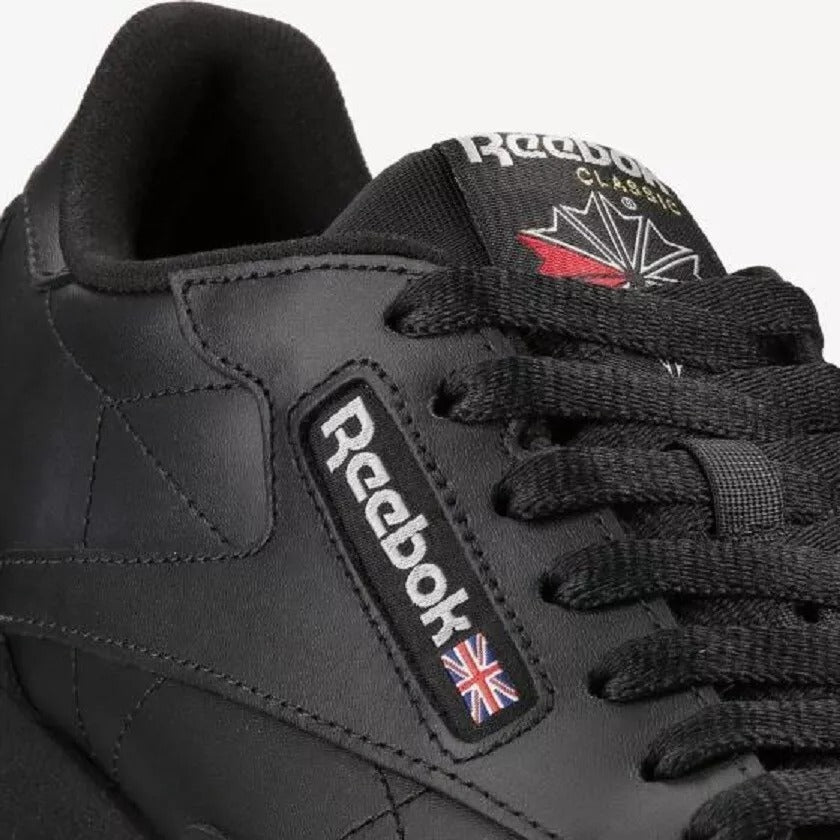 Reebok Classic Leather Unisex Sneakers Trainers Black