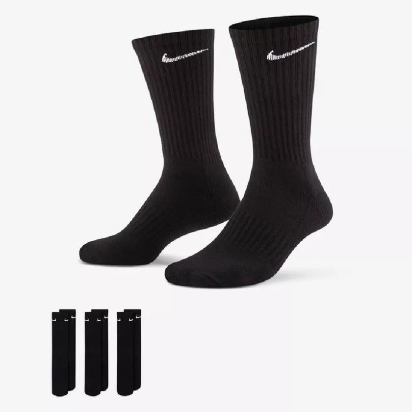 Nike Socks 3 Pairs Lightweight Crew Ankle No-Show Men Women Sport Cotton Socks