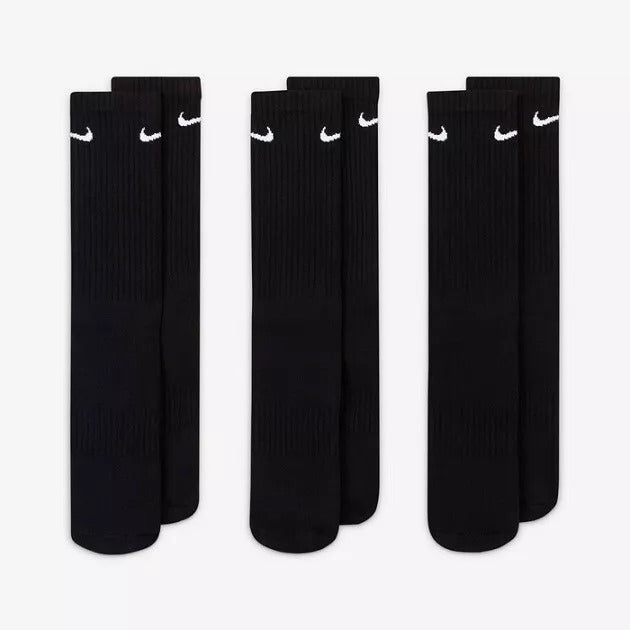 Nike Socks 3 Pairs Lightweight Crew Ankle No-Show Men Women Sport Cotton Socks