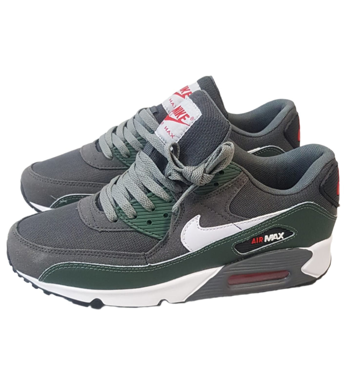 Nike Air Max 90 Gray and Green