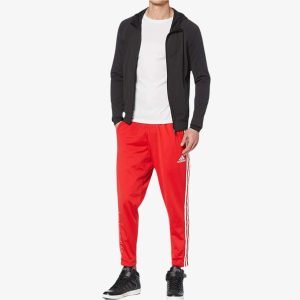 Adidas Marquee 3Stripe Red Pants Online