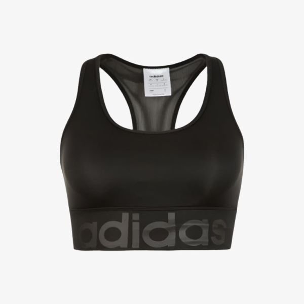 Adidas Originals D2M Logo Sports Bra Black