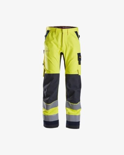 High Visibility Protection Safety Work Trouser – Yellow