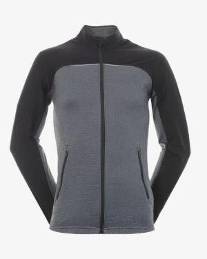 Adidas Golf Go To Full Zip Sweatshirt Jacket Water Resistant