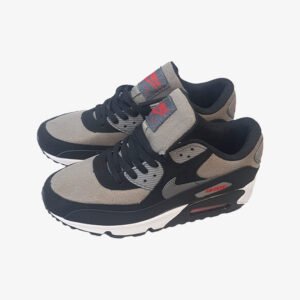 New Nike Air Max 90 Grey Black Red