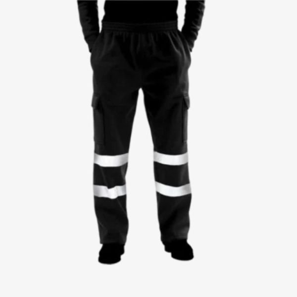 High Visibility Protection Safety Work Trouser – Black