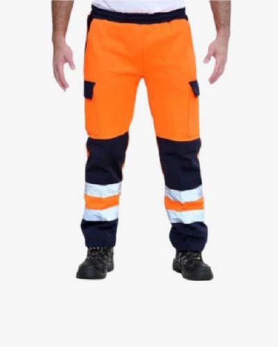Hi Viz Two Tone Jogging Bottoms Safety Trousers