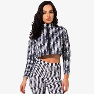 Adidas Originals 1/2 Zip Cropped Women Sweatshirt