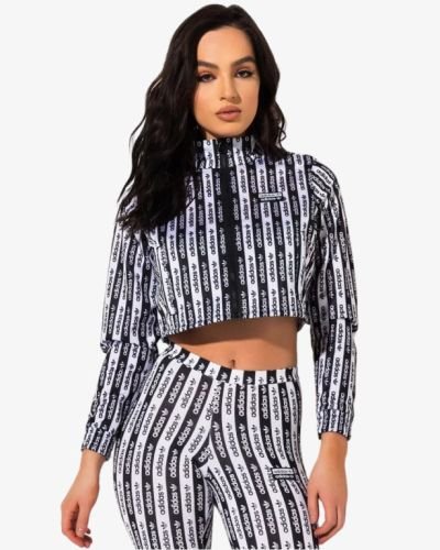 Adidas Originals 1/2 Zip Cropped Women Sweatshirt