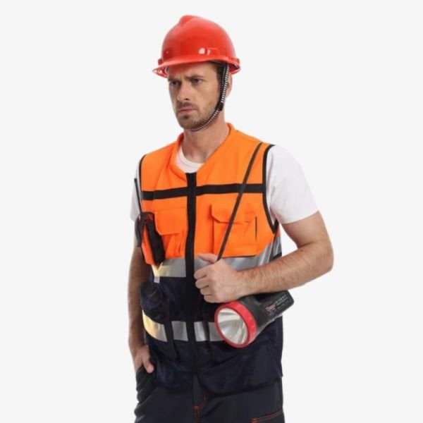Reflective Safety Vest Visibility Waistcoat Unisex Jackets