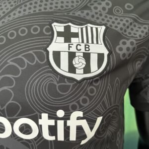 Barcelona Black Paisley Spotify Shirt