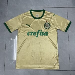 Palmeiras Gold Puma Retro Football Jersey
