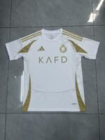 KAFD Football Club White and Gold Jersey
