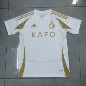 KAFD Football Club White and Gold Jersey