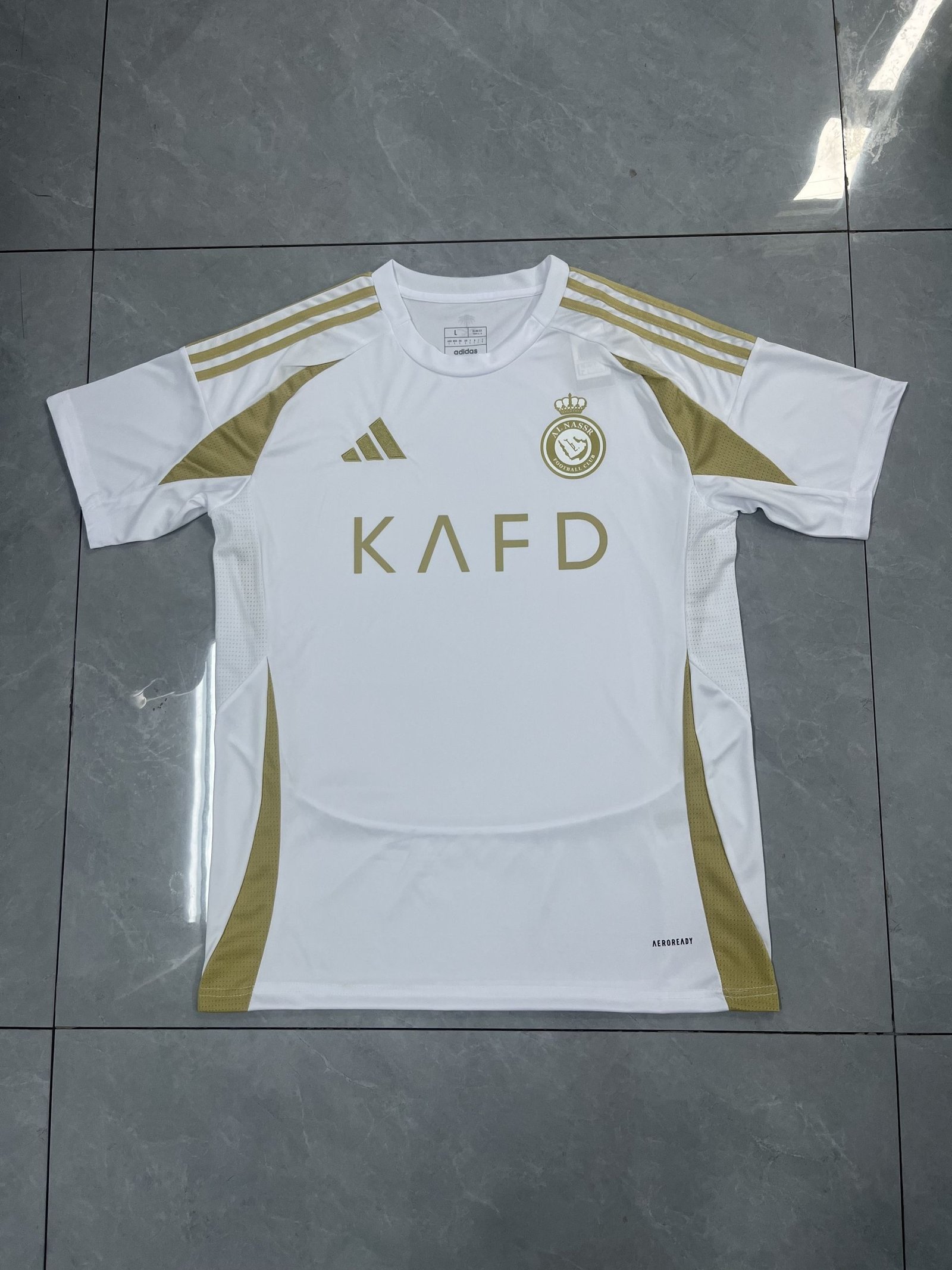 KAFD Football Club White and Gold Jersey KAFD Football Club White and Gold Jersey