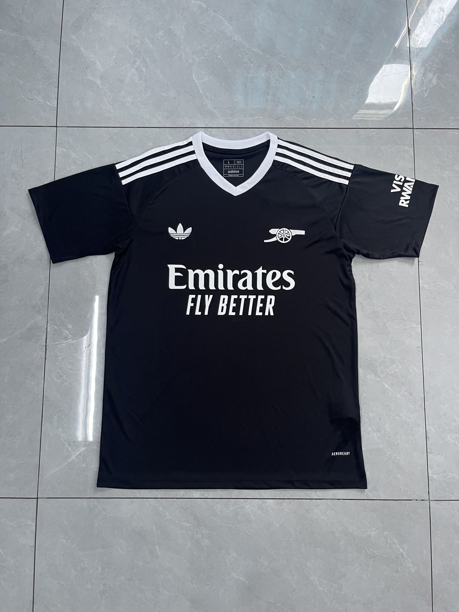 Arsenal Black Adidas Football Jersey Arsenal Black Adidas Football Jersey