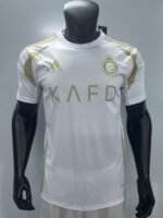 KAFD Football Club White and Gold Jersey