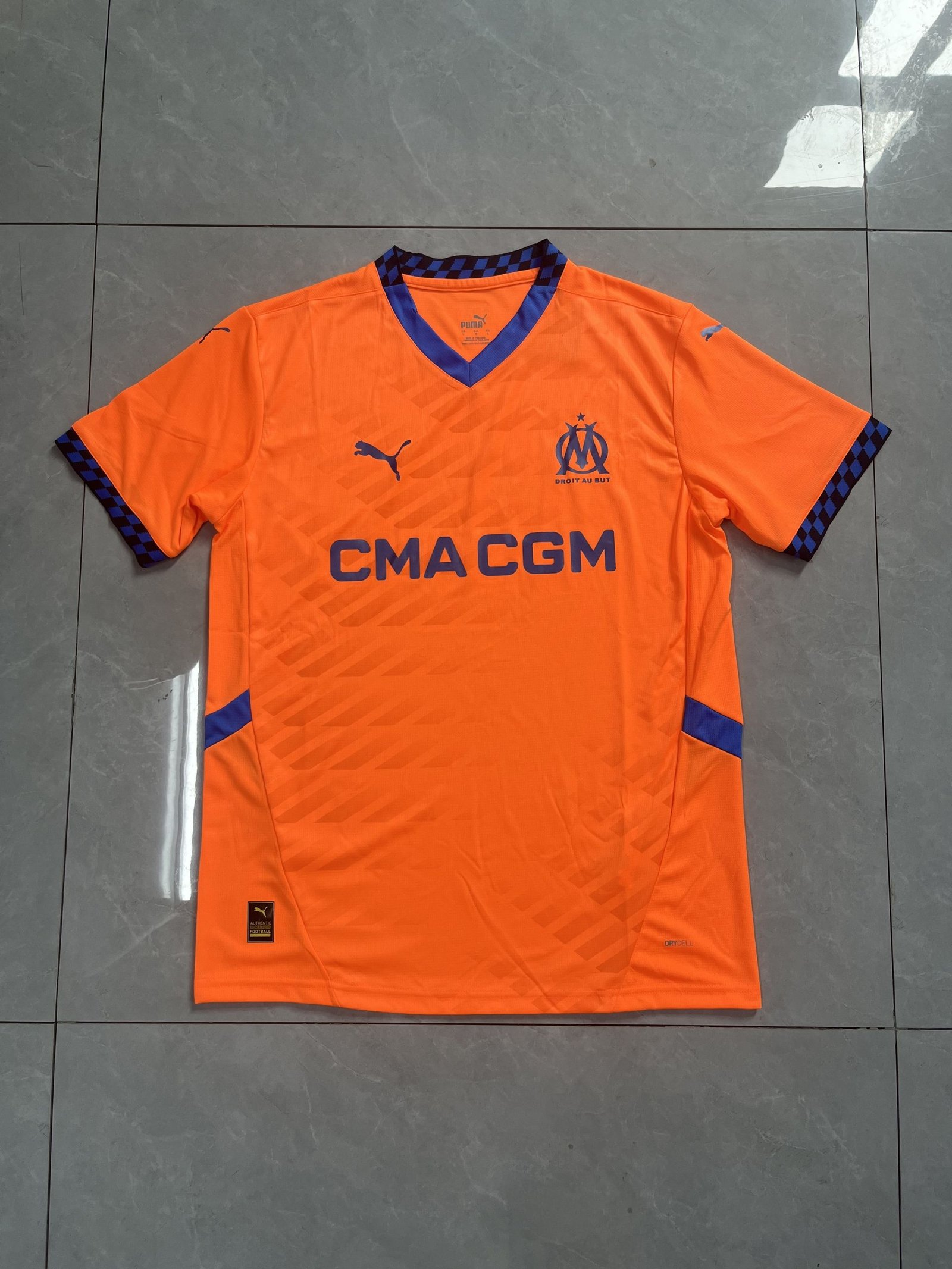 Puma Olympique Marseille Orange Jersey Puma Olympique Marseille Orange Jersey