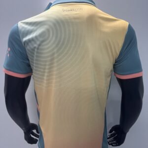 Manchester City Teal and Peach Gradient Jersey