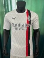 Puma Replica AC Milan Away Jersey White Split Stripe