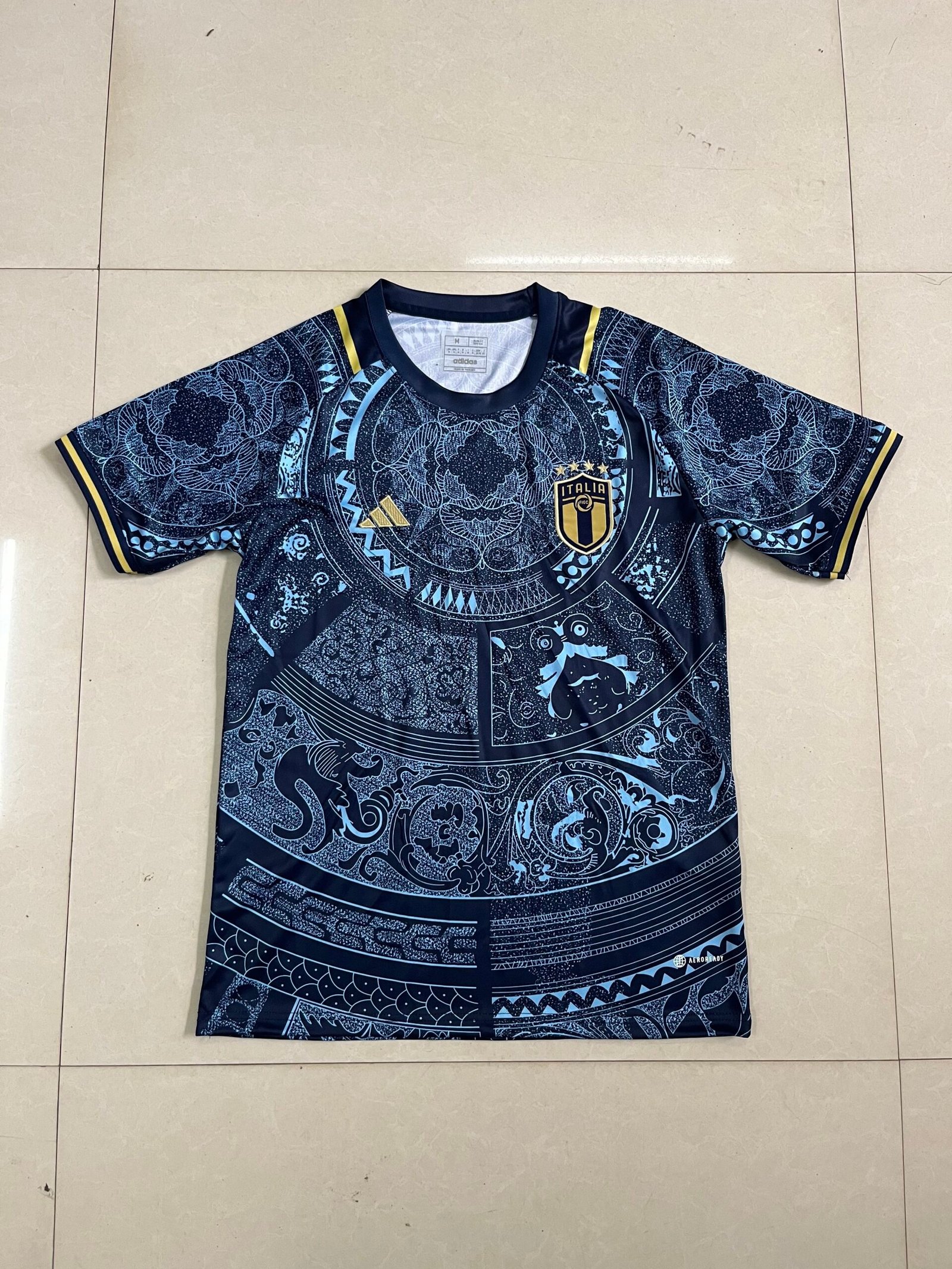 Italia Graphic All-Over Print Training Jersey Italia Graphic All-Over Print Training Jersey