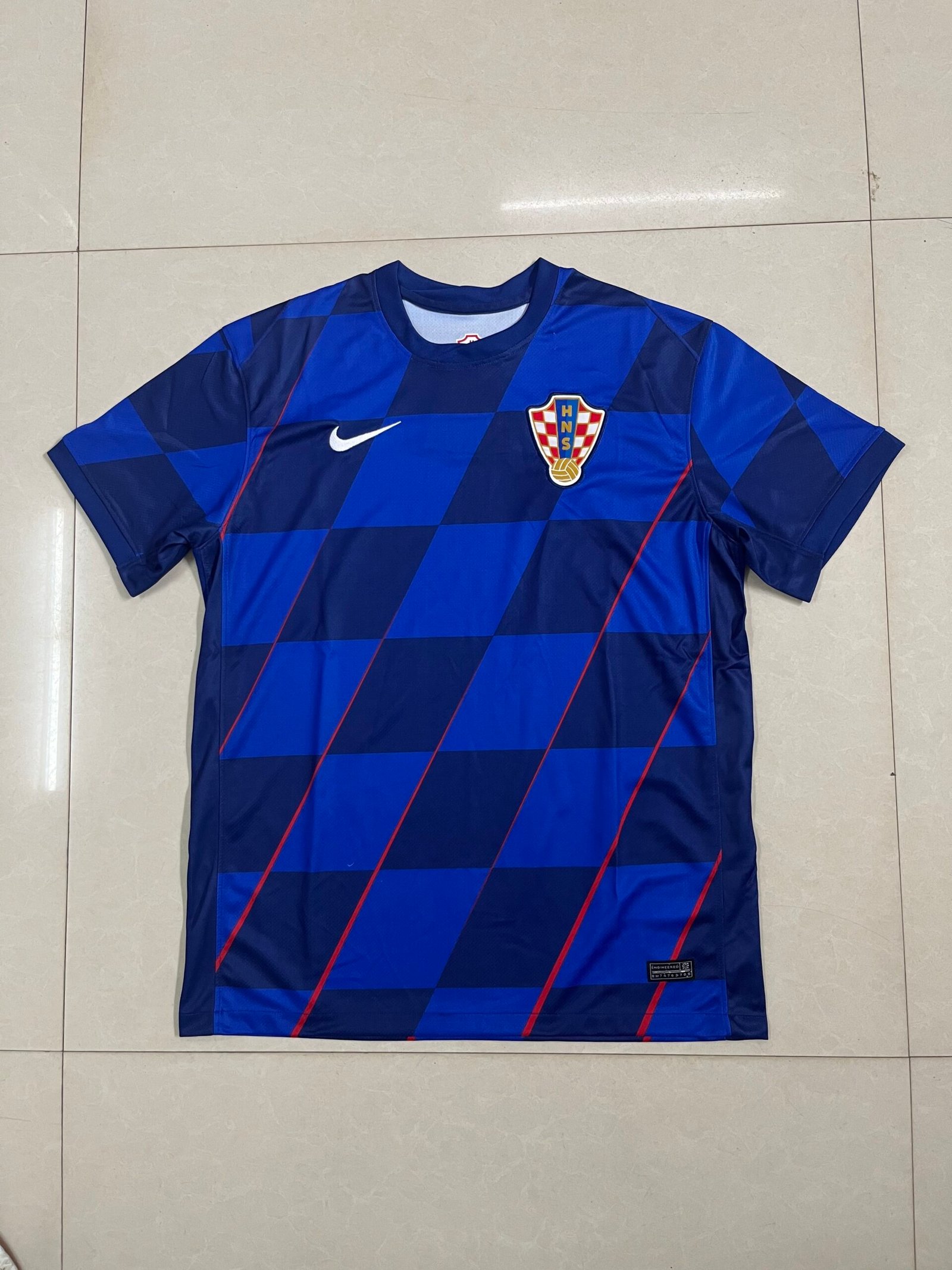 Croatia National Team Blue Football Jersey Croatia National Team Blue Football Jersey