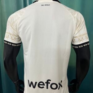 AC Milan PUMA White and Gold Gothic Jersey