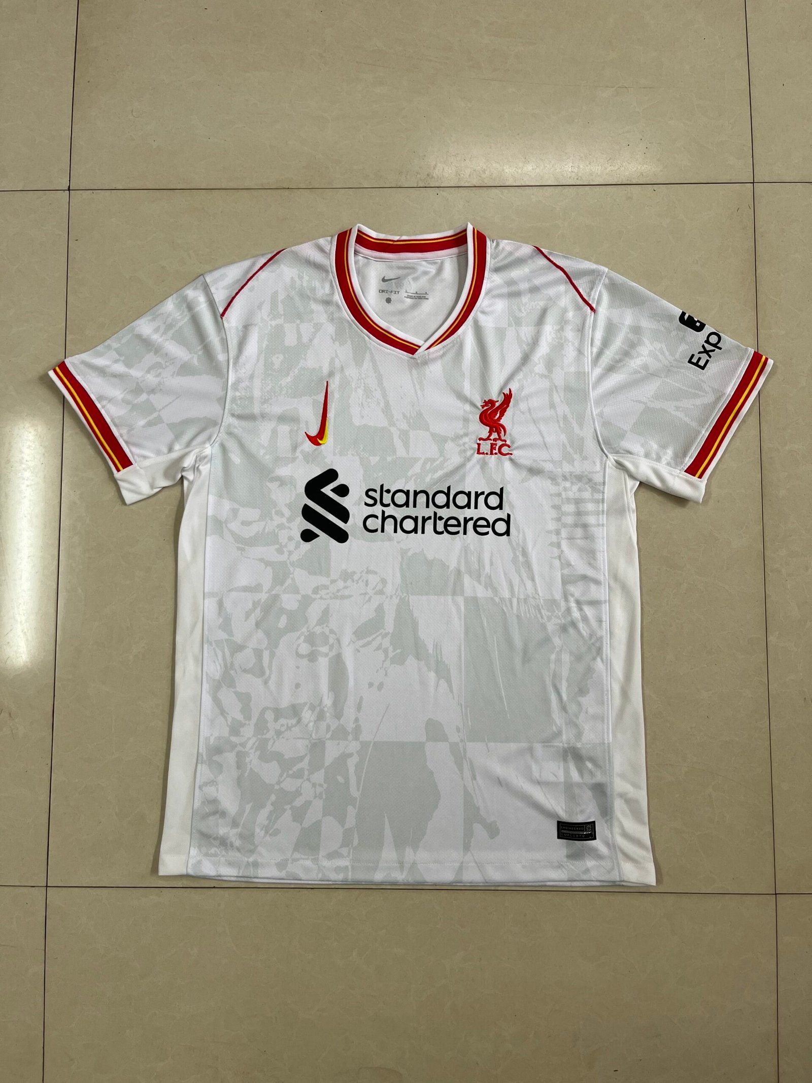 Liverpool FC White Away Jersey Liverpool FC White Away Jersey