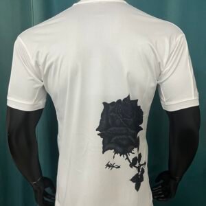 Real Madrid White Y-3 Rose Graphic Jersey