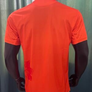Real Madrid Rose Graphic Orange Jersey