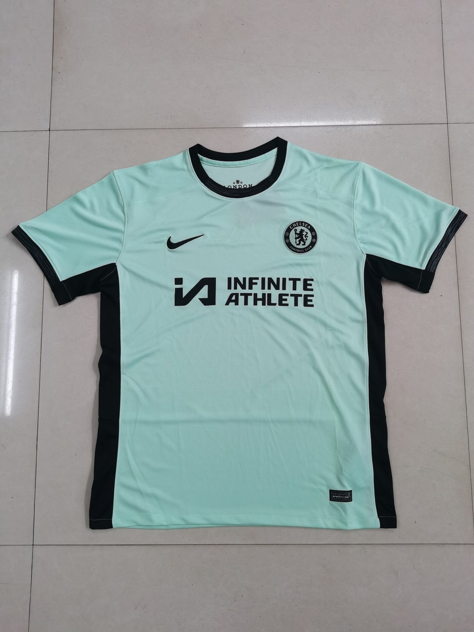 Chelsea FC Mint and Black Training Top Chelsea FC Mint and Black Training Top